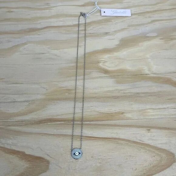 NWT Sterling Silver Evil Eye Necklace - Picture 6 of 7